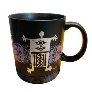 Dancers‎ Mug Coffee Tea Moats Black Cup with Rubber Bottom Ring Signed